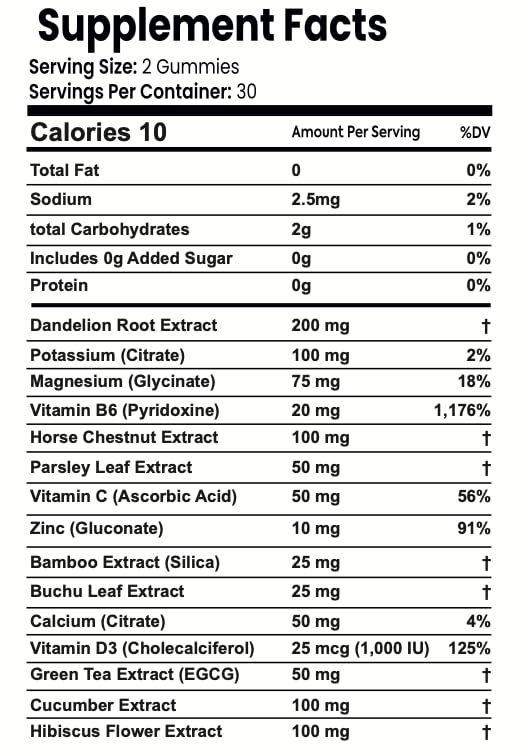 NutraPerfecto label details show key nutrients like potassium and magnesium