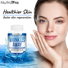 NutraPro Capsules Closeup highlighting a concise daily formula for smoother-looking skin.