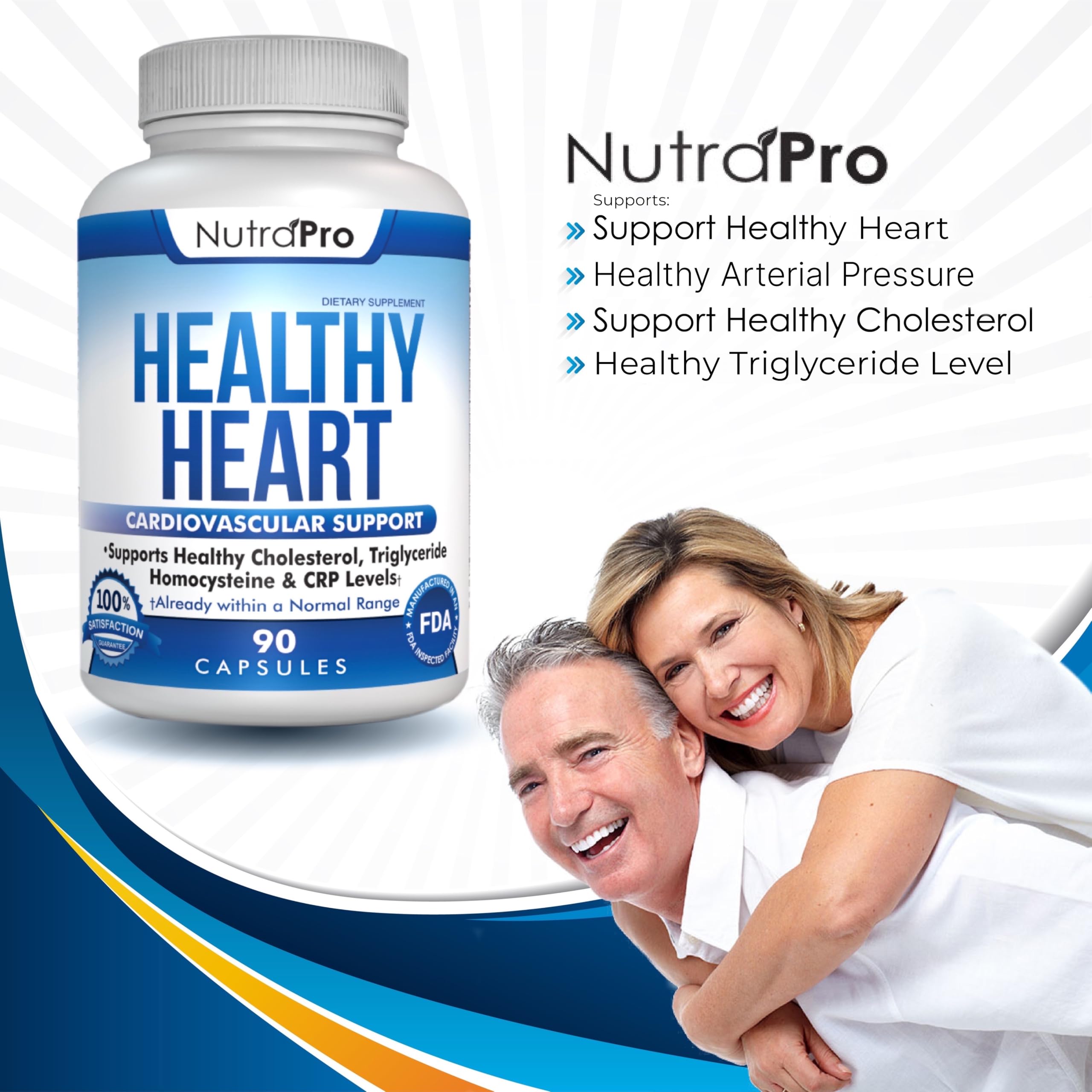 NutraPro daily supplement on kitchen counter for consistent heart care.