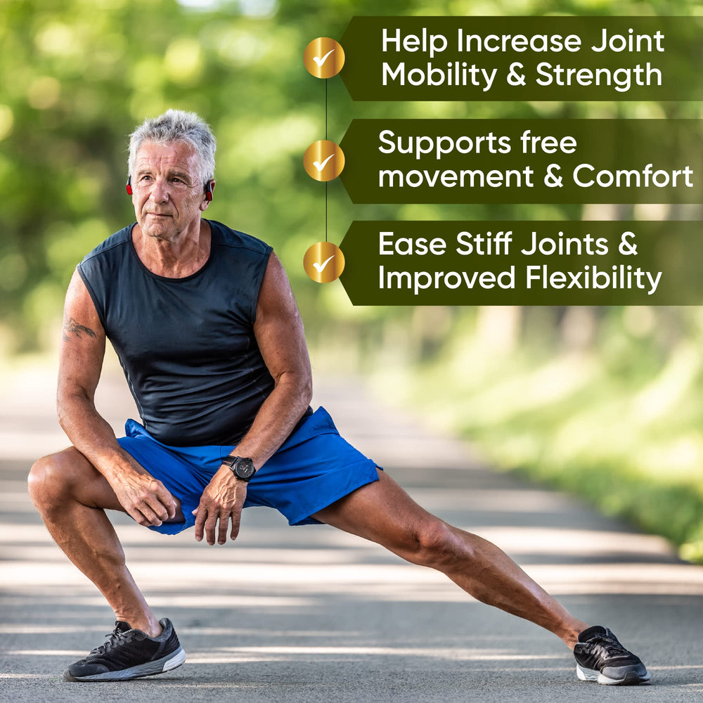 NutraPro bottle on wood highlighting easy daily use for joint health