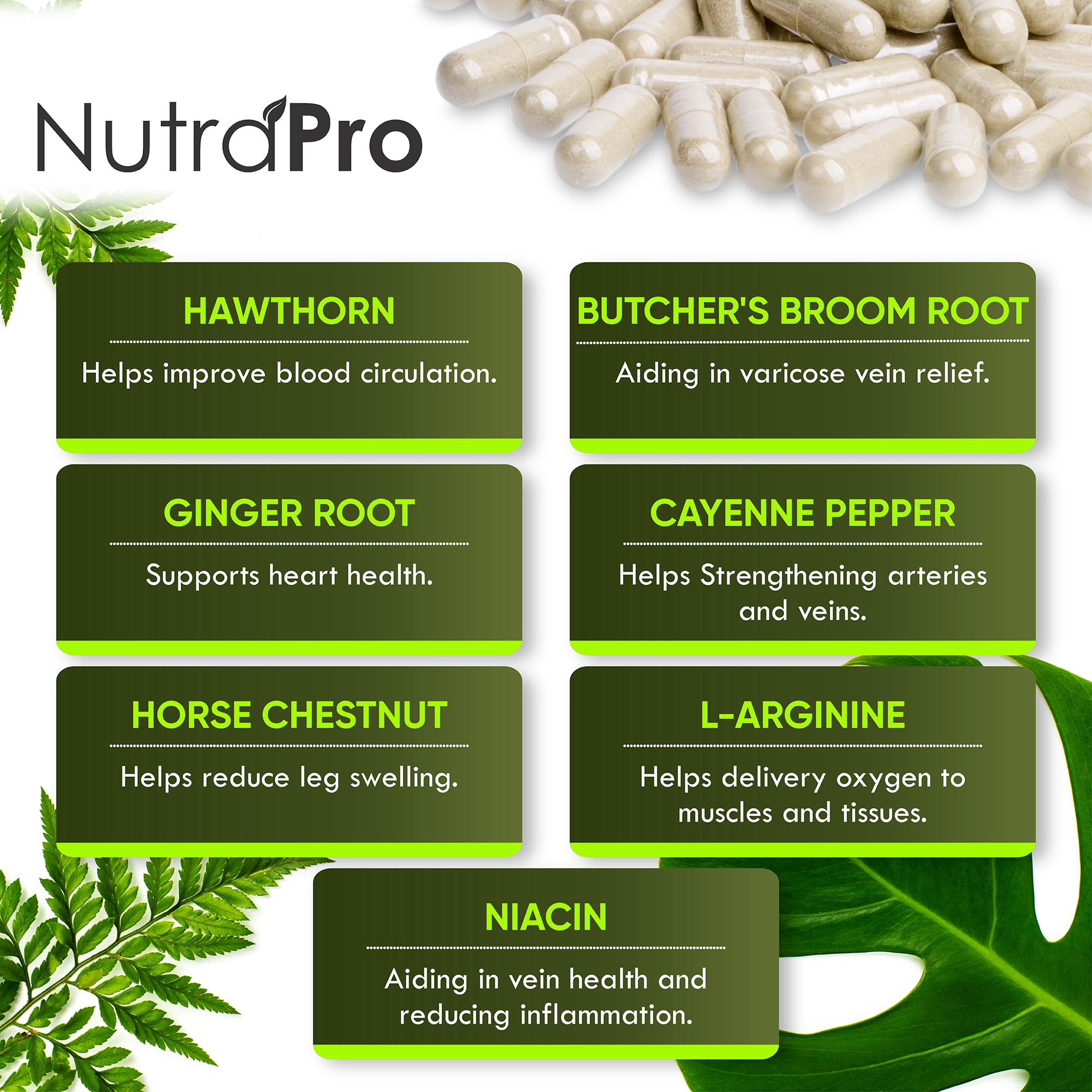 NutraPro GMP-certified USA facility label signals quality manufacturing.