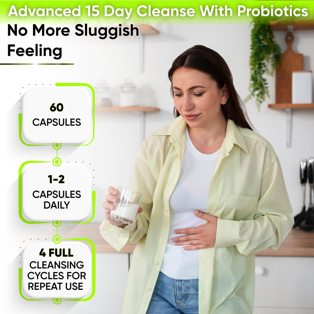 NutraPro gut cleanse packaging with detailed usage directions