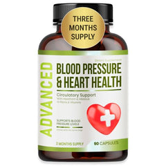 NutraPro Heart Health bottle front offering a natural approach to supporting healthy circulation.