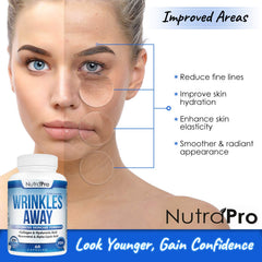 NutraPro hyaluronic-acid-glow demonstrates hydration for a dewy complexion.