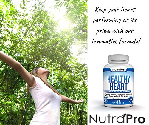 NutraPro L-Arginine formula highlighted for healthy blood flow support.