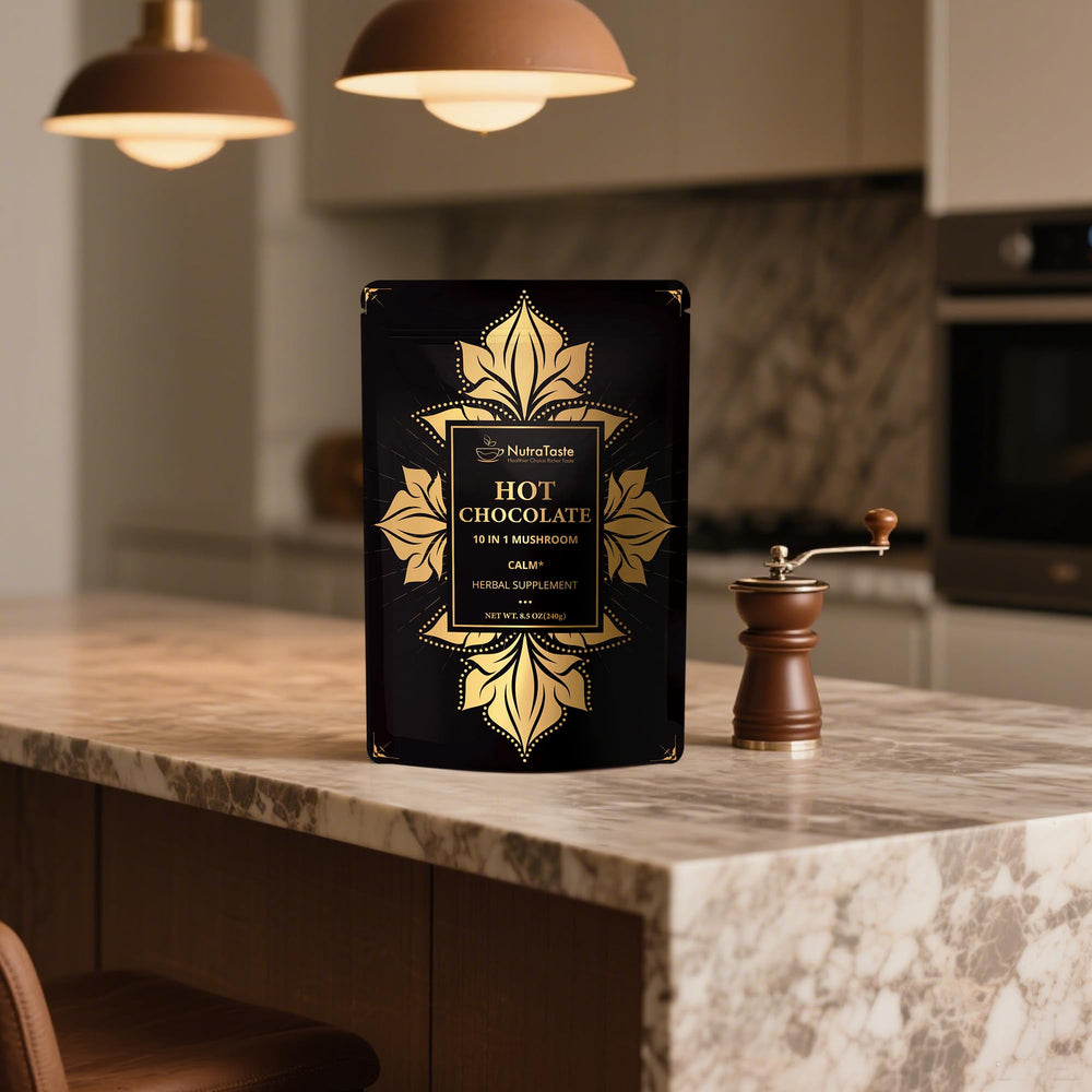 Nutrataste packaging GMP-certified facility indicates quality production and safety.