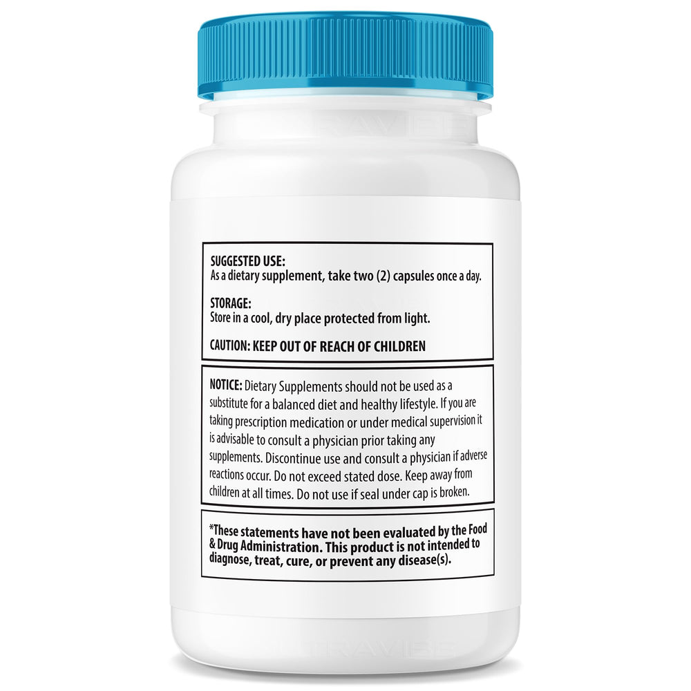 NutraVibe Nerve Restore capsules closeup for easy daily use
