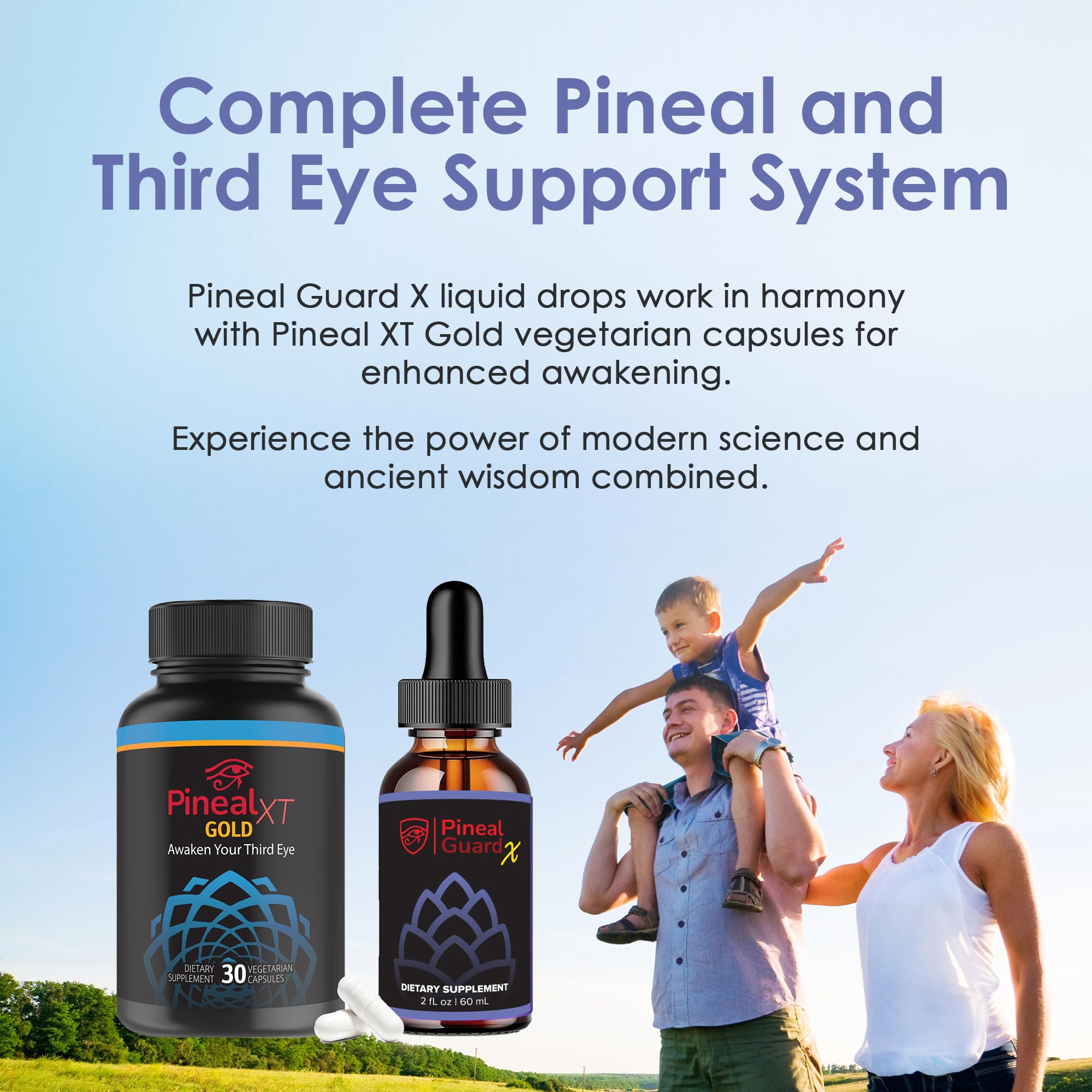 Nutraville Pineal Guard X sleek cap ensures secure, travel-friendly packaging