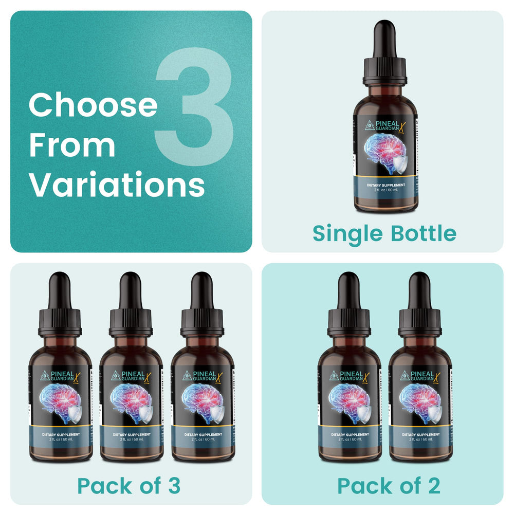 Nutraville Pineal Guardian X dropper dispensing a precise dose for convenience