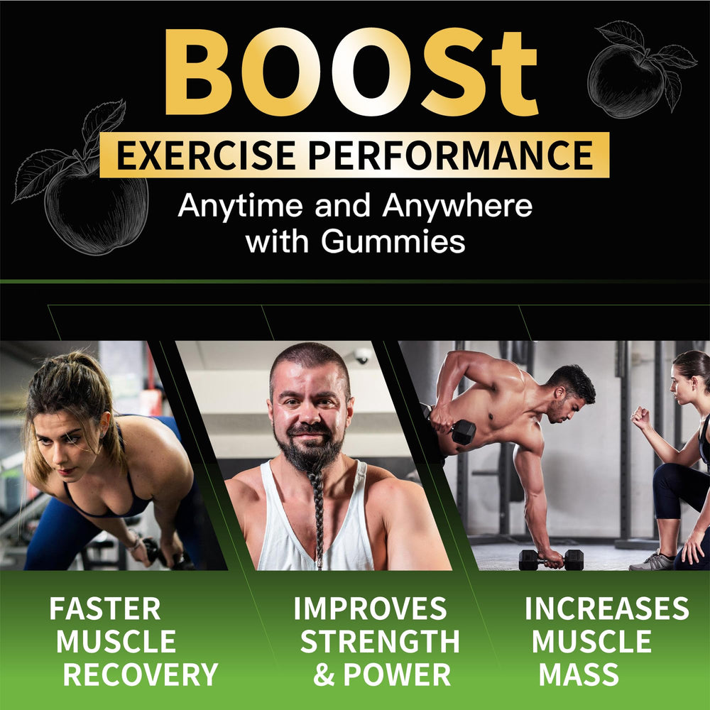 Apple-flavored Nutravita gummies displayed, showcasing flavor profile