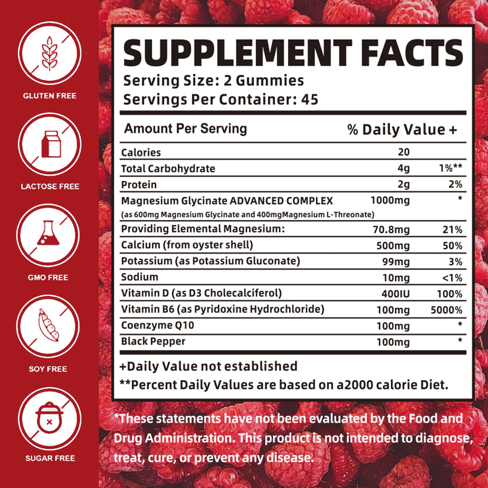 Nutravita Magnesium Glycinate Gummies textured gummy close-up shows chewy texture for easy taking