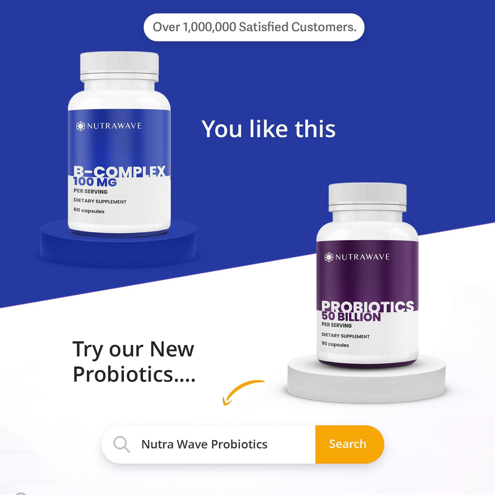 Hands holding Nutra Wave bottle for convenient daily wellness.