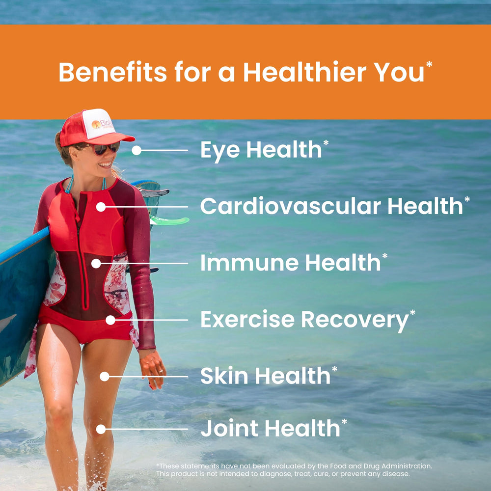 BioAstin label design showing quality and transparency