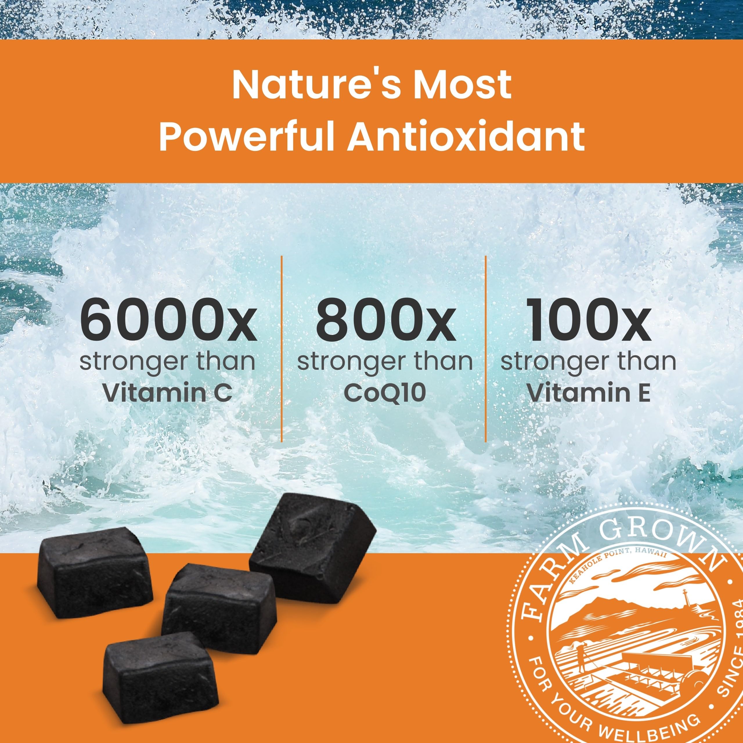 Nutrex Hawaii BioAstin USA seal visible for trusted production standards.
