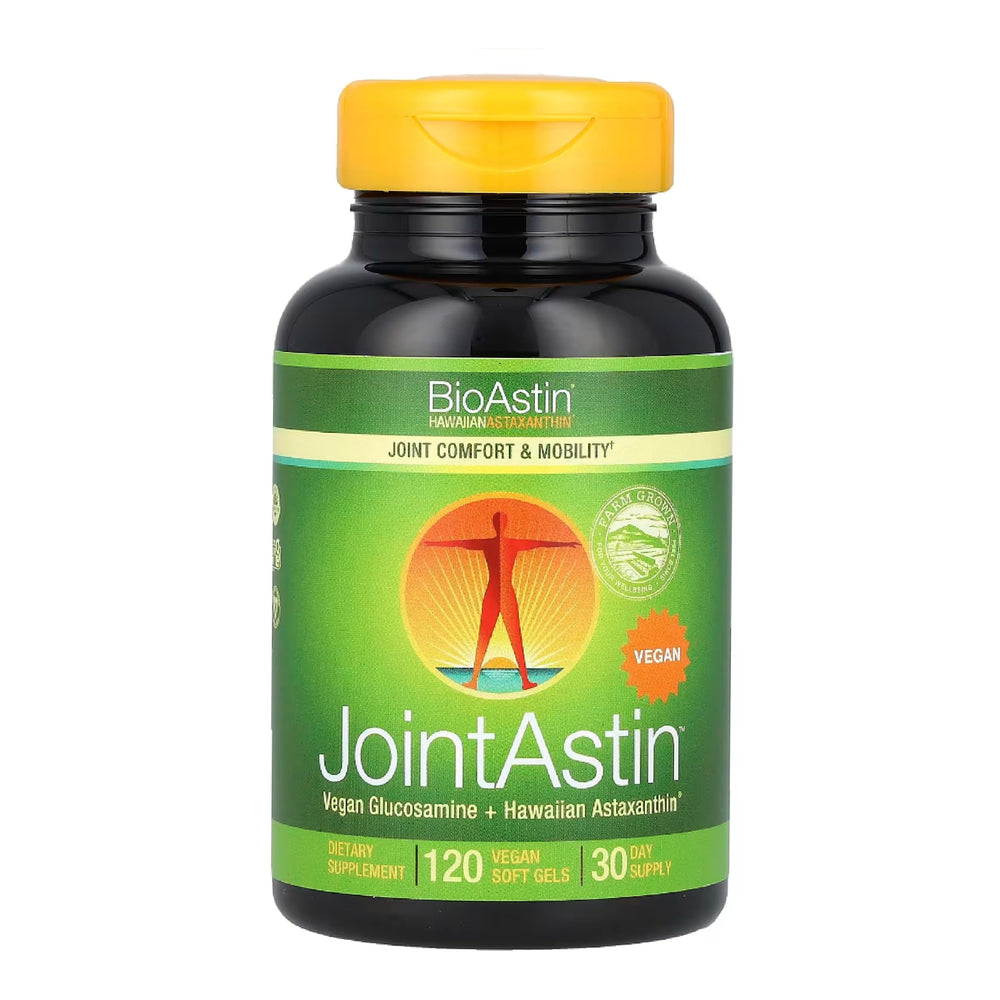 Nutrex Hawaii JointAstin bottle with softgels ready for daily joint support