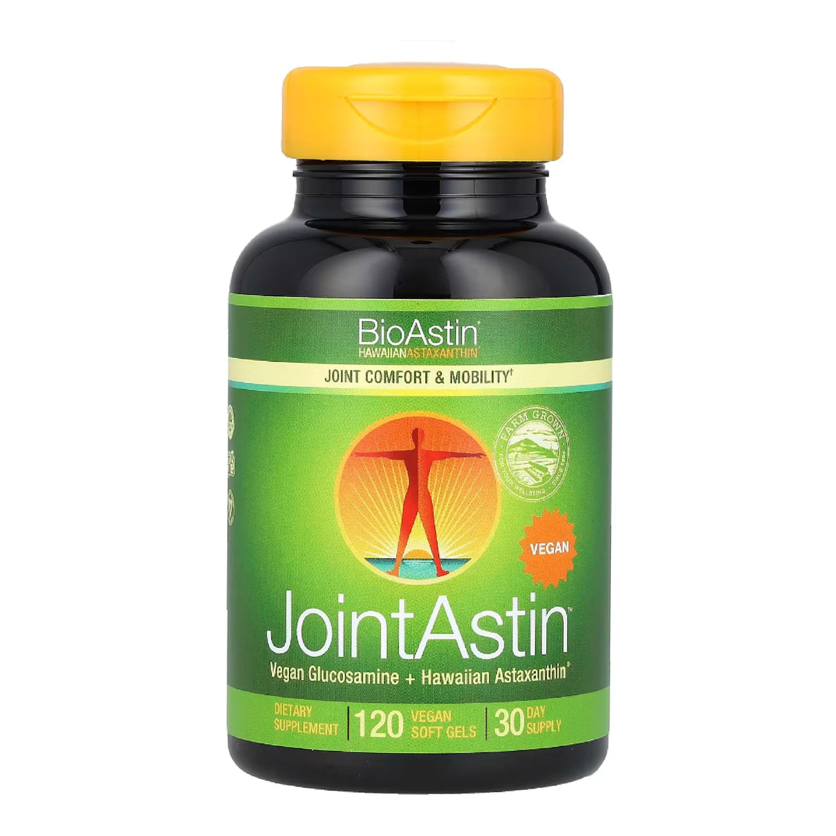 Nutrex Hawaii JointAstin bottle with softgels ready for daily joint support