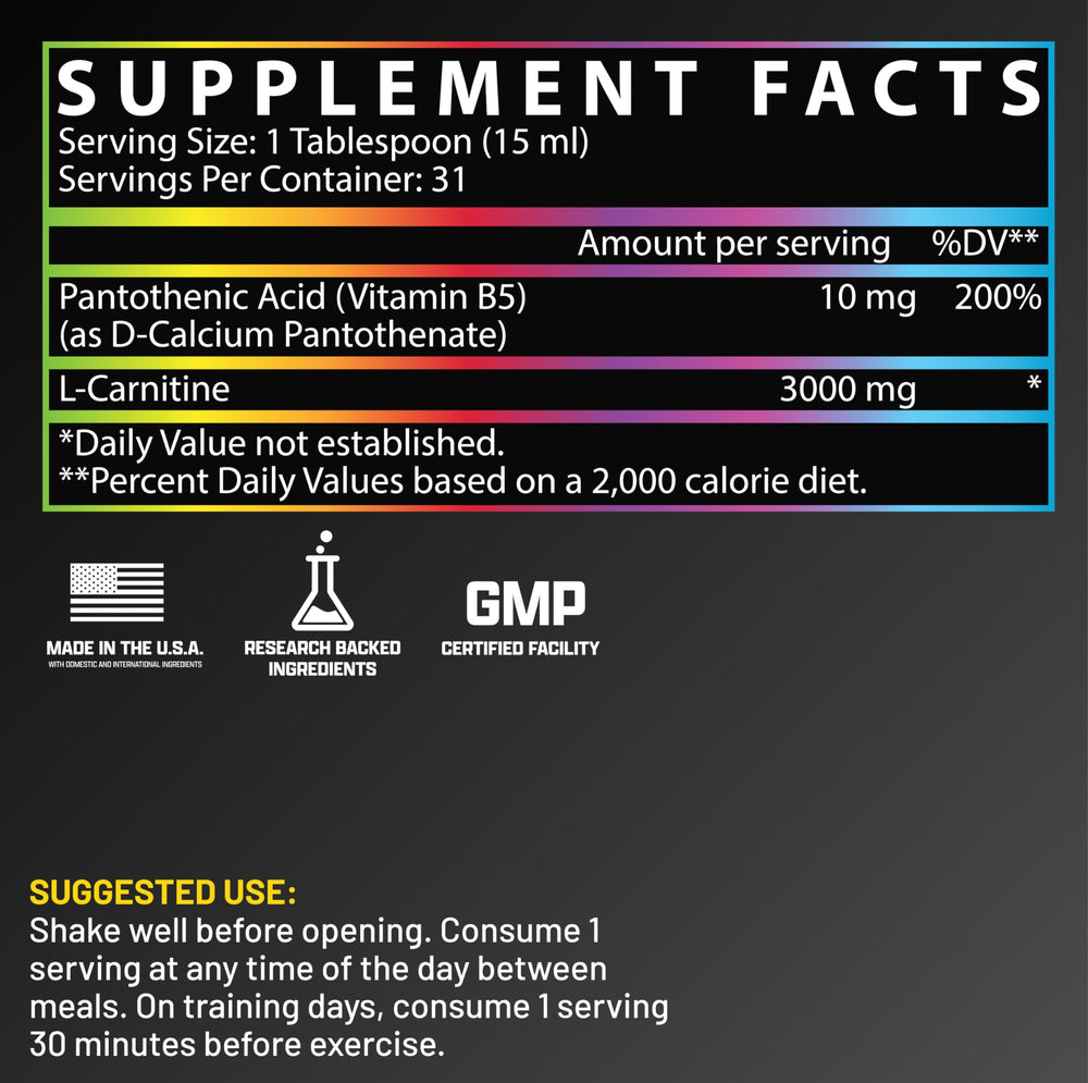 Travel-friendly Nutrex 3000 shot for long-run stamina.