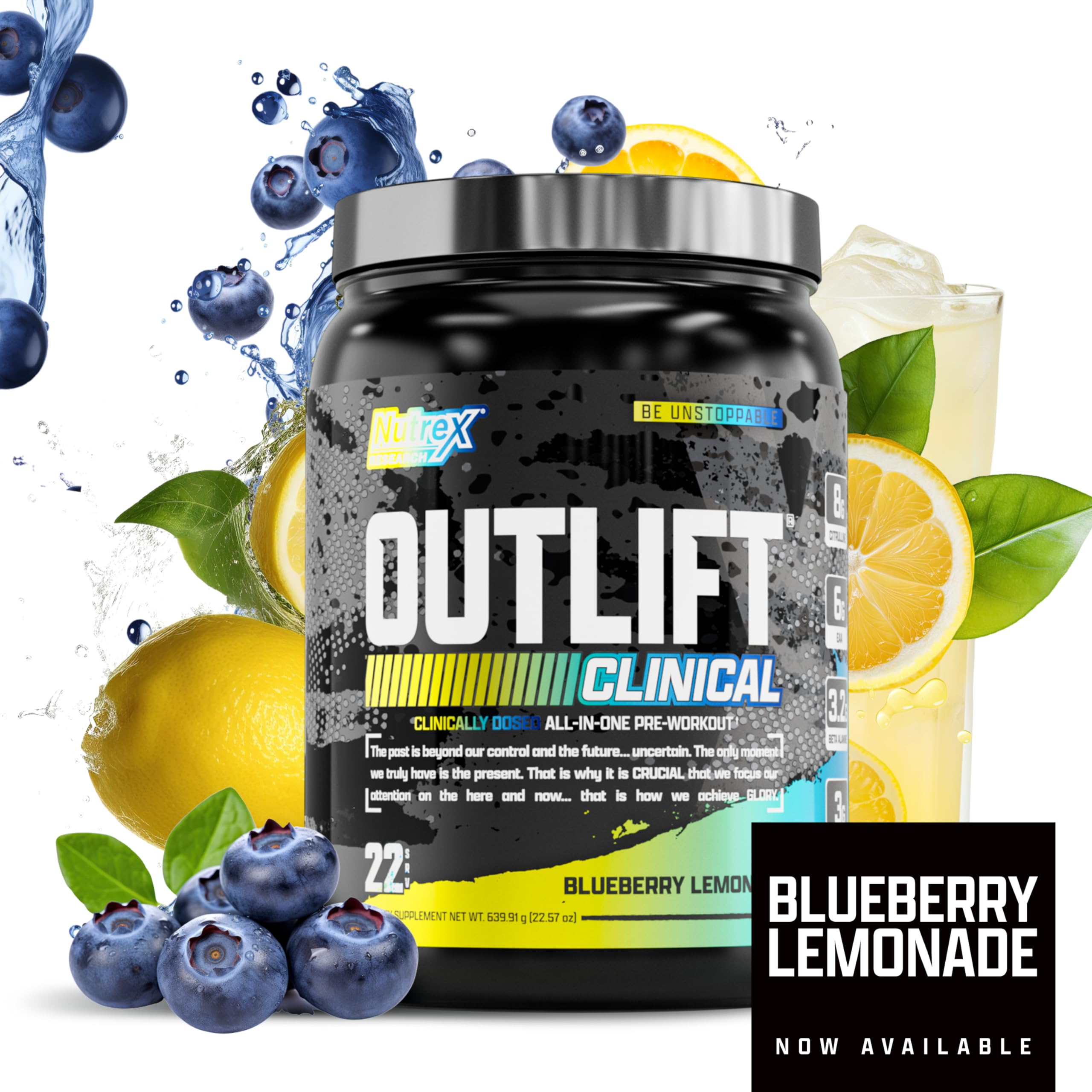 Nutrex Outlift includes Astragin for enhanced nutrient absorption.
