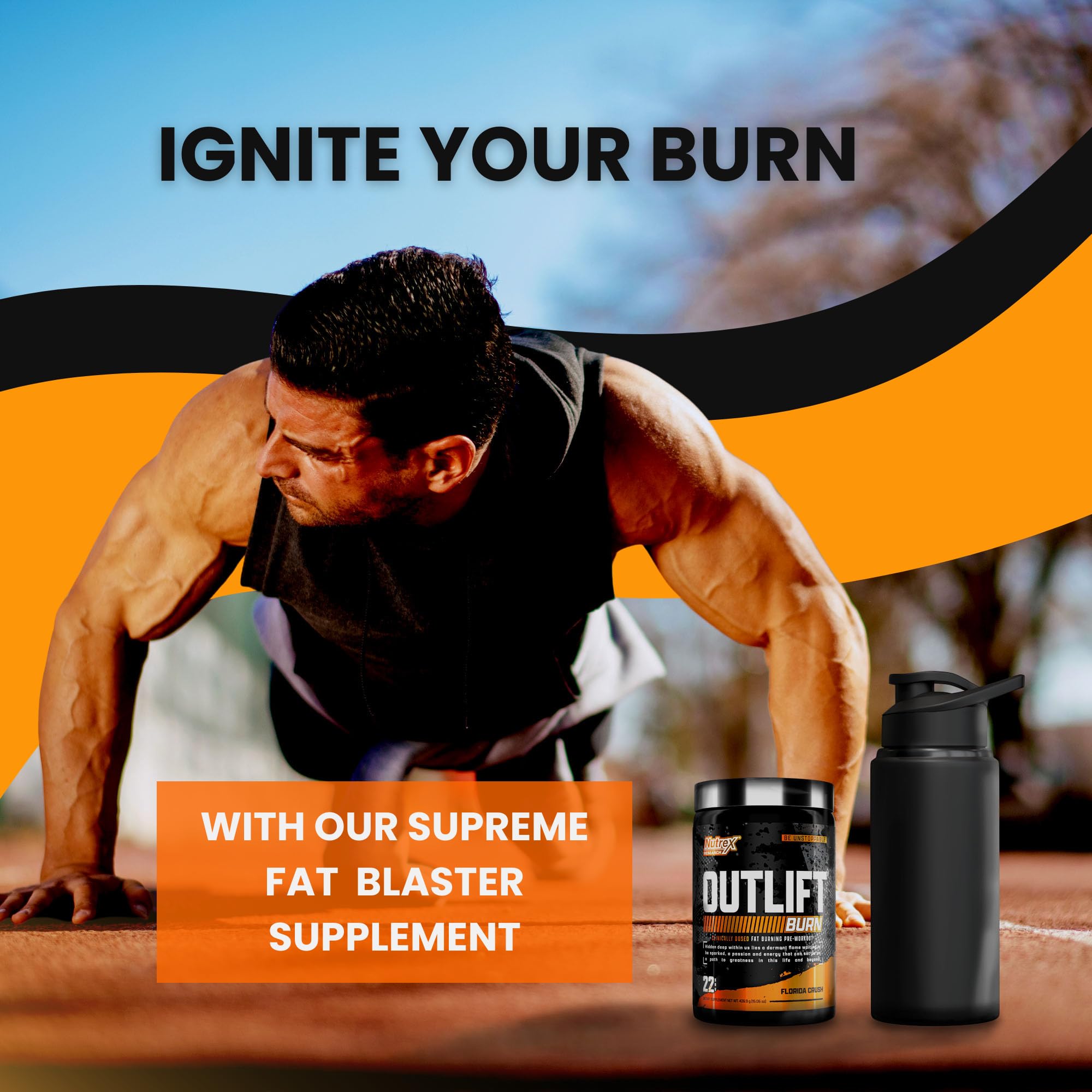 Nutrex Outlift Burn ingredients citrulline highlight potential pumps.