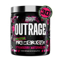 Outrage Ultra High-Stim Pre-Workout for Men | 400mg Caffeine, 30 Servings, Strawberry Watermelon