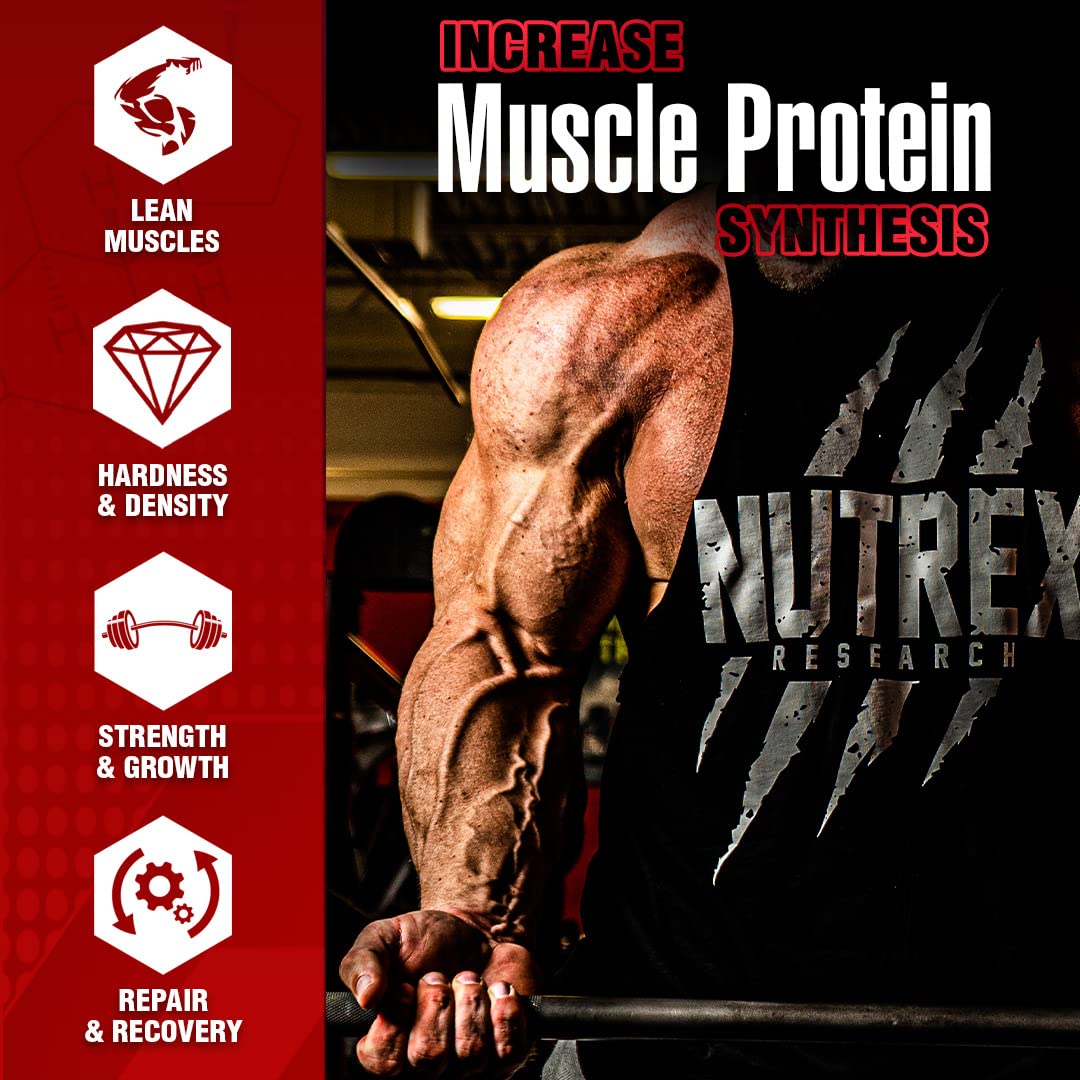 Packaging on shelf builds trust for bodybuilding enthusiasts.