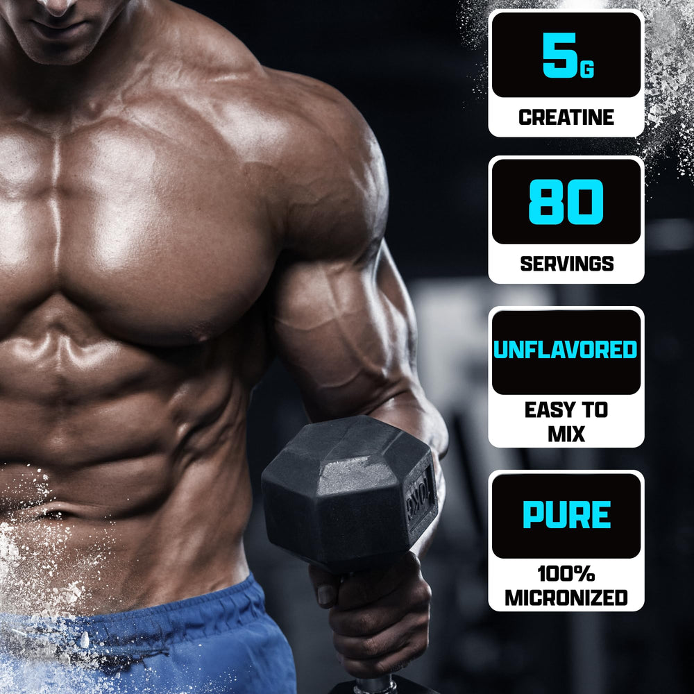 Nutrex Research micronized creatine monohydrate powder closeup for smooth absorption.