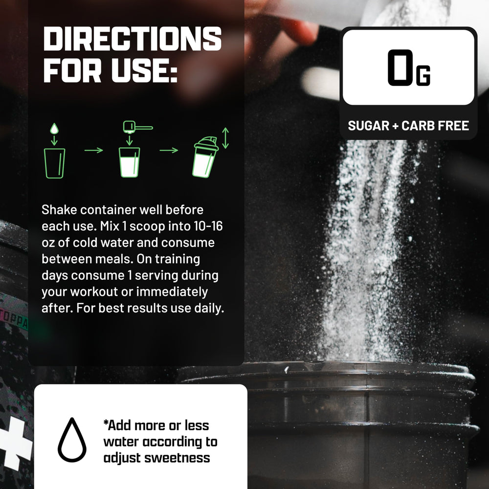 Nutrex Research EAA Hydration powder dissolving for intra workout endurance