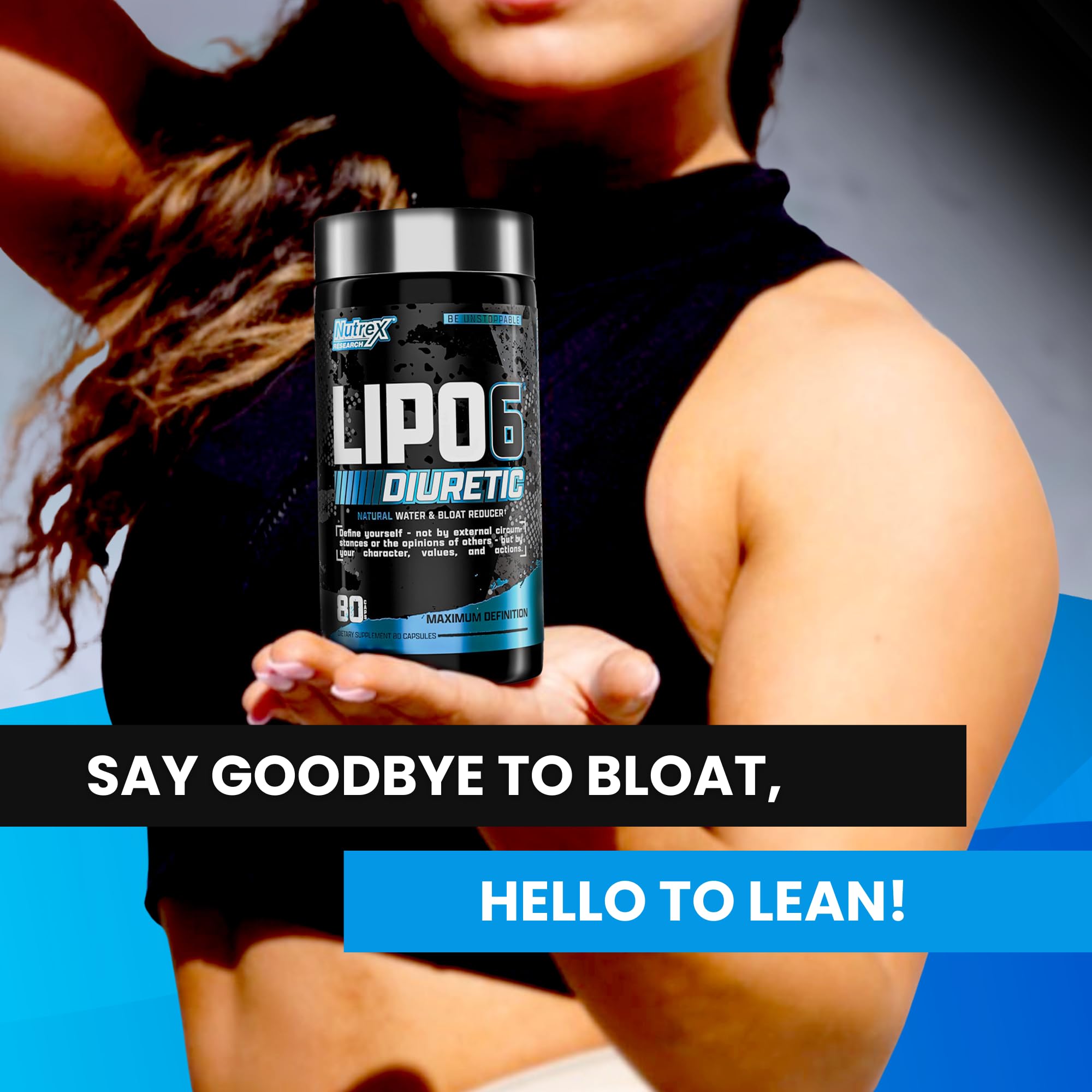 Nutrex Research Lipo 6 Black Diuretic ingredients panel, minerals supporting hydration balance