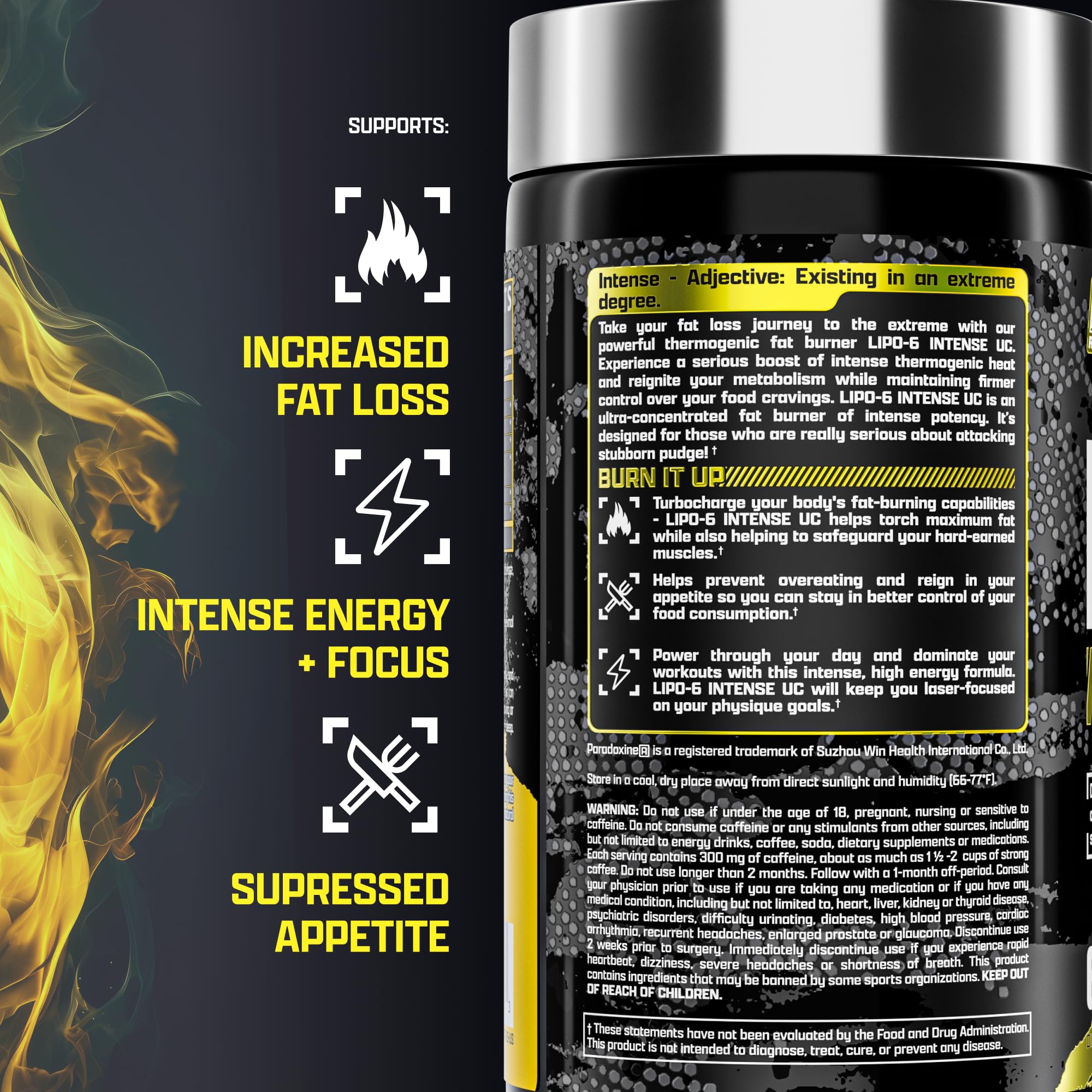 Nutrex Research Lipo6 Black Intense capsules-closeup emphasizes compact capsules for on-the-go energy.