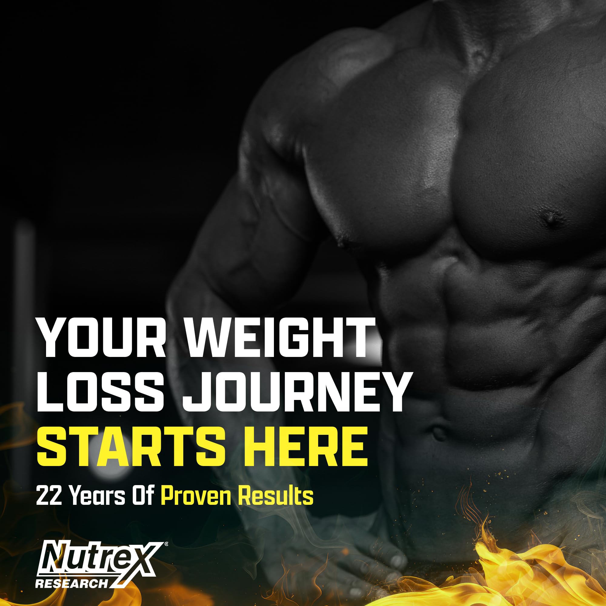 Nutrex Research Lipo6 Black Intense desk-setup shows morning routine integration.