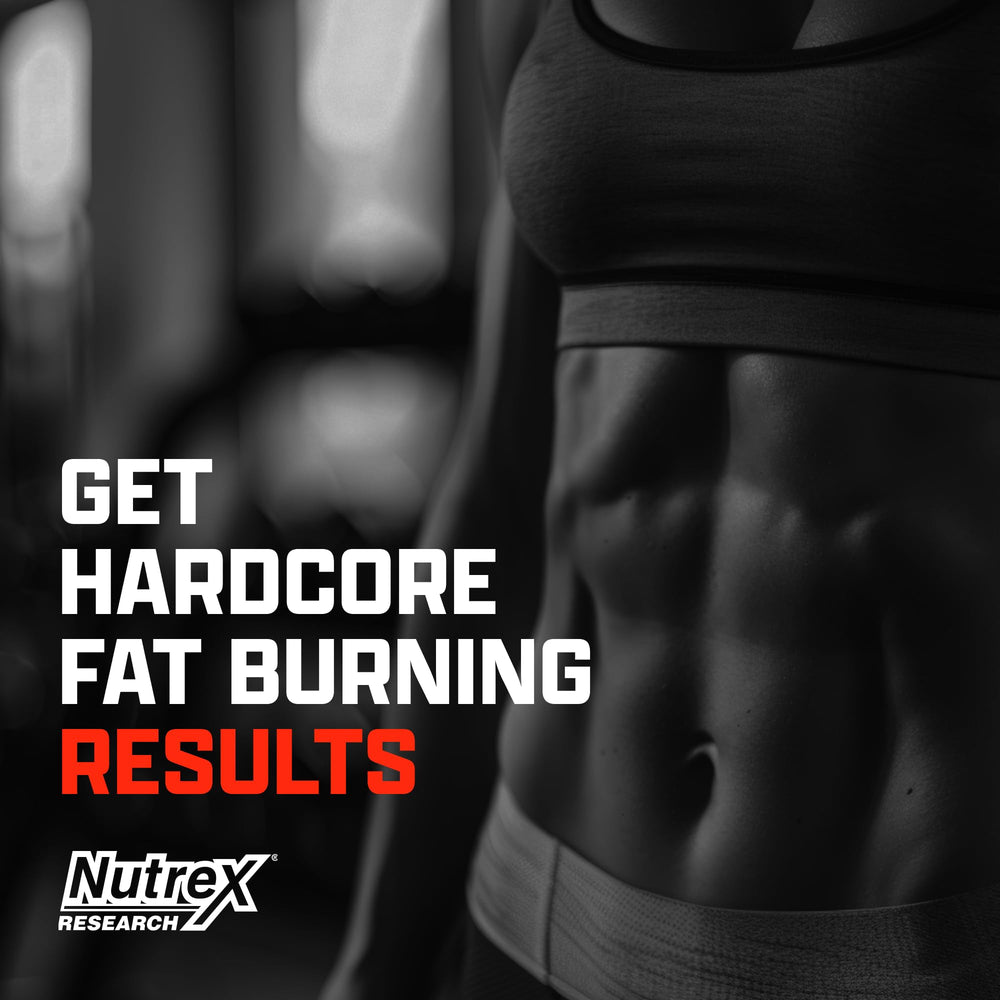 Nutrex Research Lipo-6 Hardcore label highlights ingredients and usage guidance