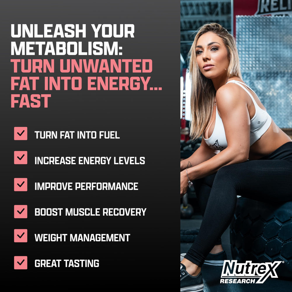 Nutrex Research Liquid Carnitine 3000 pour shot shows smooth mixing.