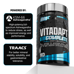 Nutrex Vitadapt bottle hero shot for training days.