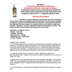 Nutri-Diem Agrisept L Antioxidant 3-bottle pack on clean background