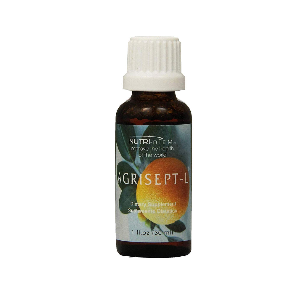 Nutri-Diem Agrisept L Antioxidant 30ml bottle with dropper top for dosing