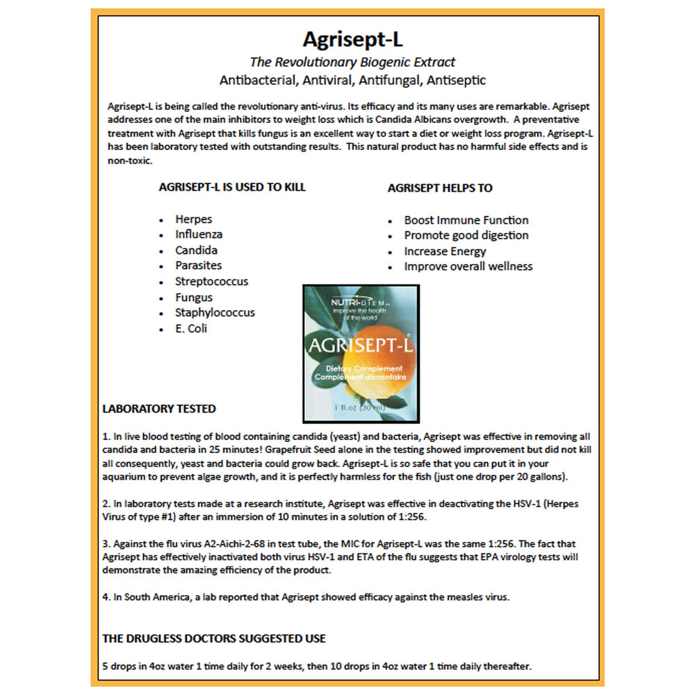 Nutri-Diem Agrisept L Antioxidant compact packaging for on-the-go use