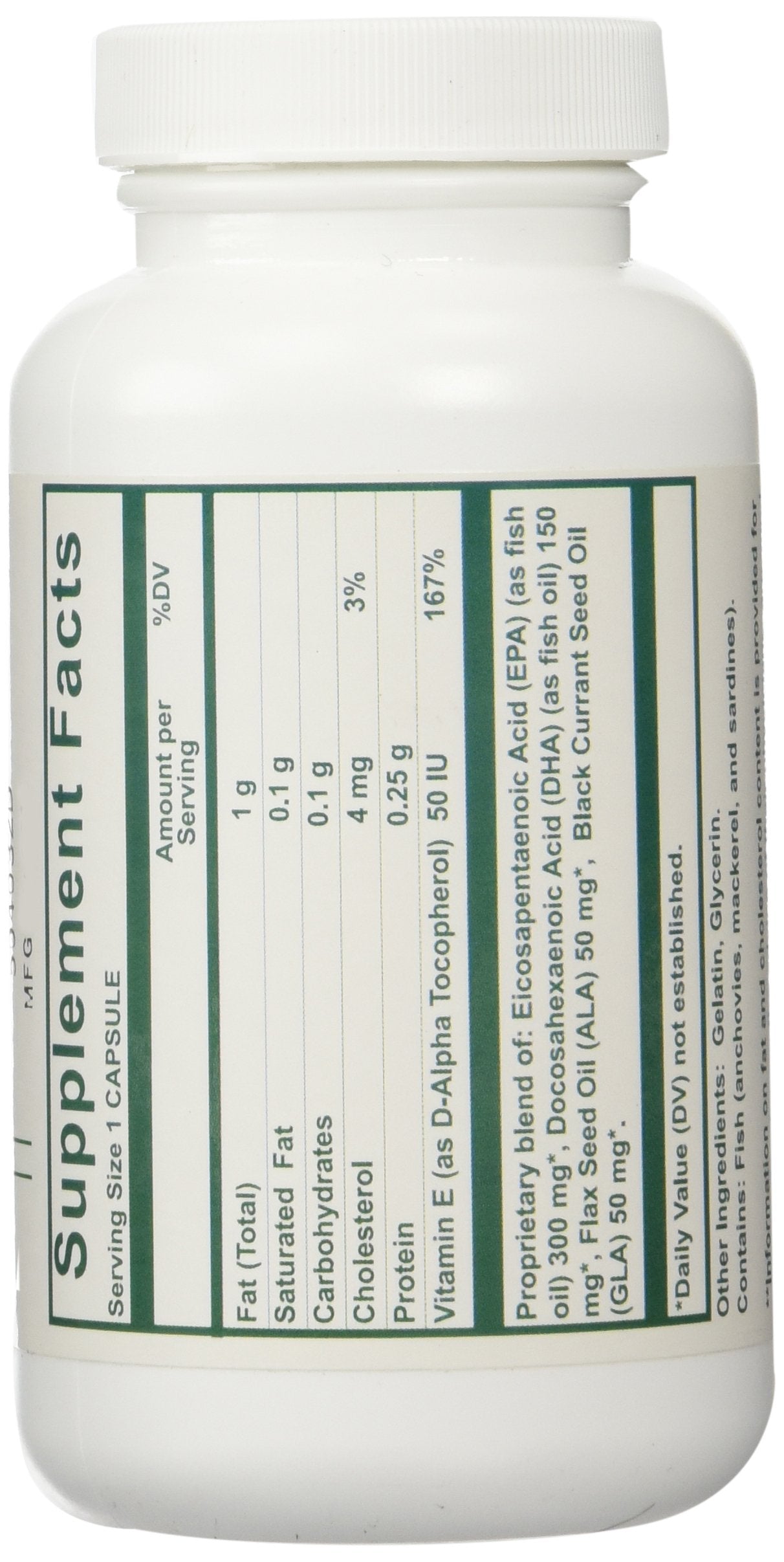 Nutri-West Complete Omega-3 capsules close-up for easy daily use.