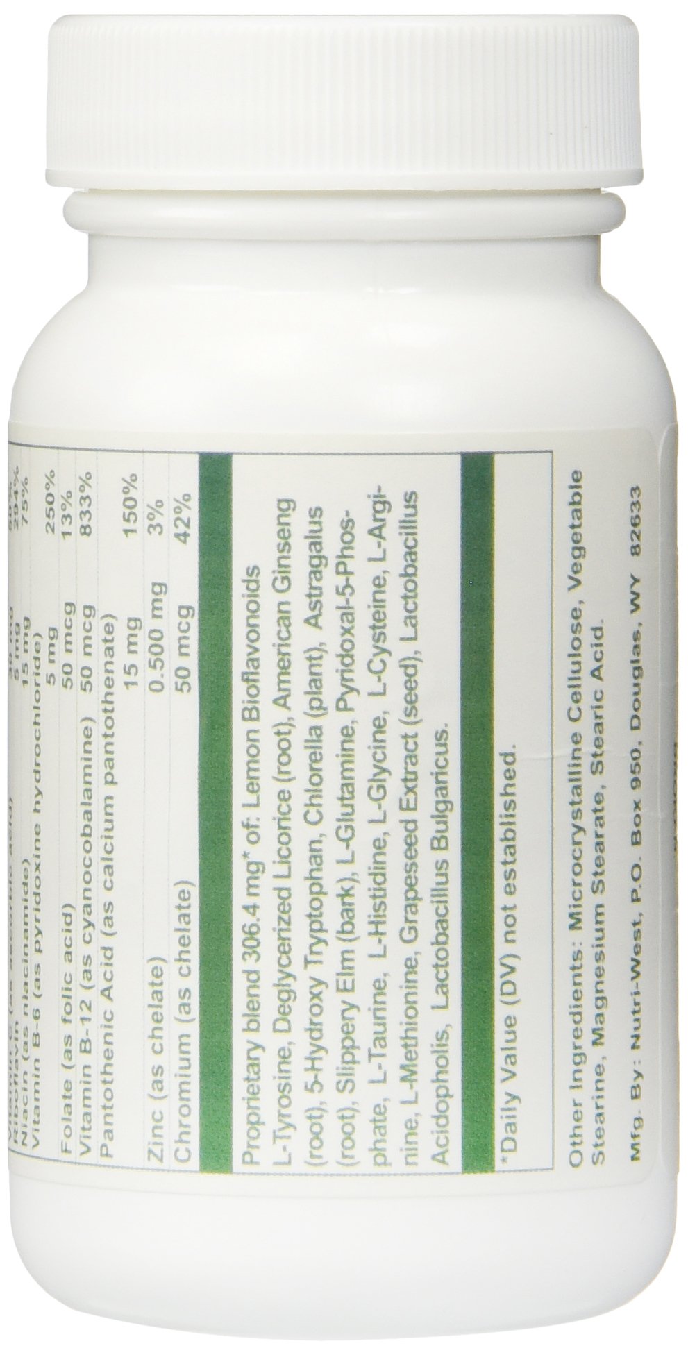 Nutri-West DSF Herbal label close-up for authentic packaging and easy identification.