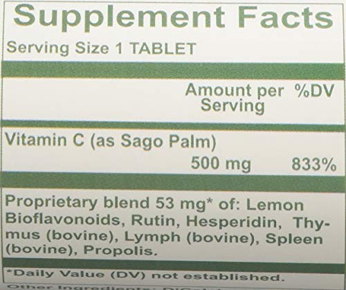 Nutri-West Sago-C-500 close-up of evenly shaped tablets.