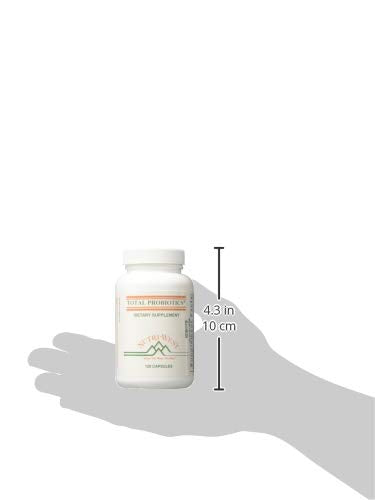 Nutri-West Total PROBIOTICS 120 bottle side view in compact packaging