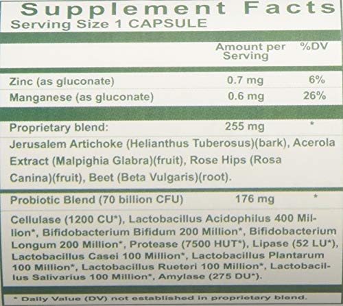 Nutri-West Total PROBIOTICS 120 capsules close-up highlighting capsules for daily use