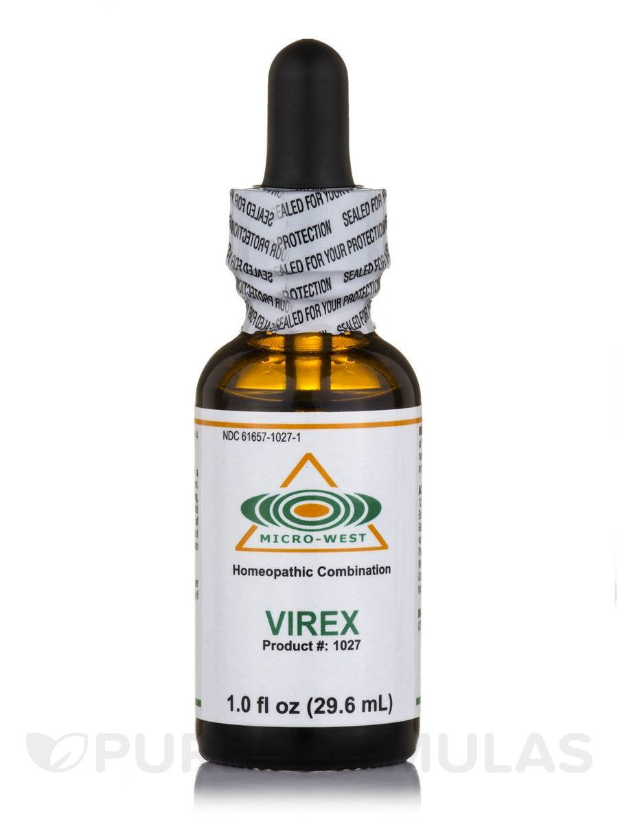 Nutri-West Virex label close-up - clear product details for informed choices