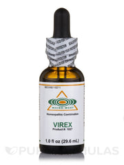 Nutri-West Virex label close-up - clear product details for informed choices