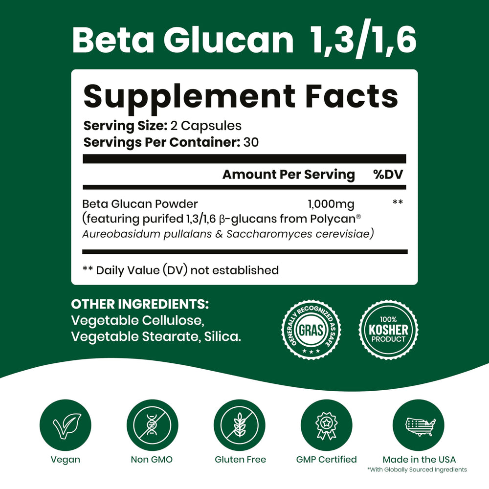 Product shot of Nutriana Beta Glucan display conveying everyday vitality.