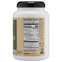 NutriBiotic Rice Protein scoop closeup for easy measuring