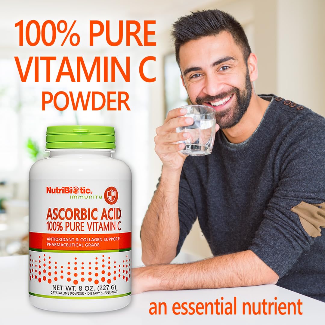 NutriBiotic powder dissolves easily in water, quick mixability