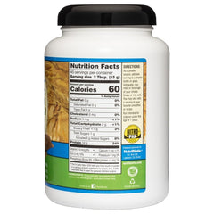 NutriBiotic plain rice protein scoop, ideal for quick keto-friendly shakes.