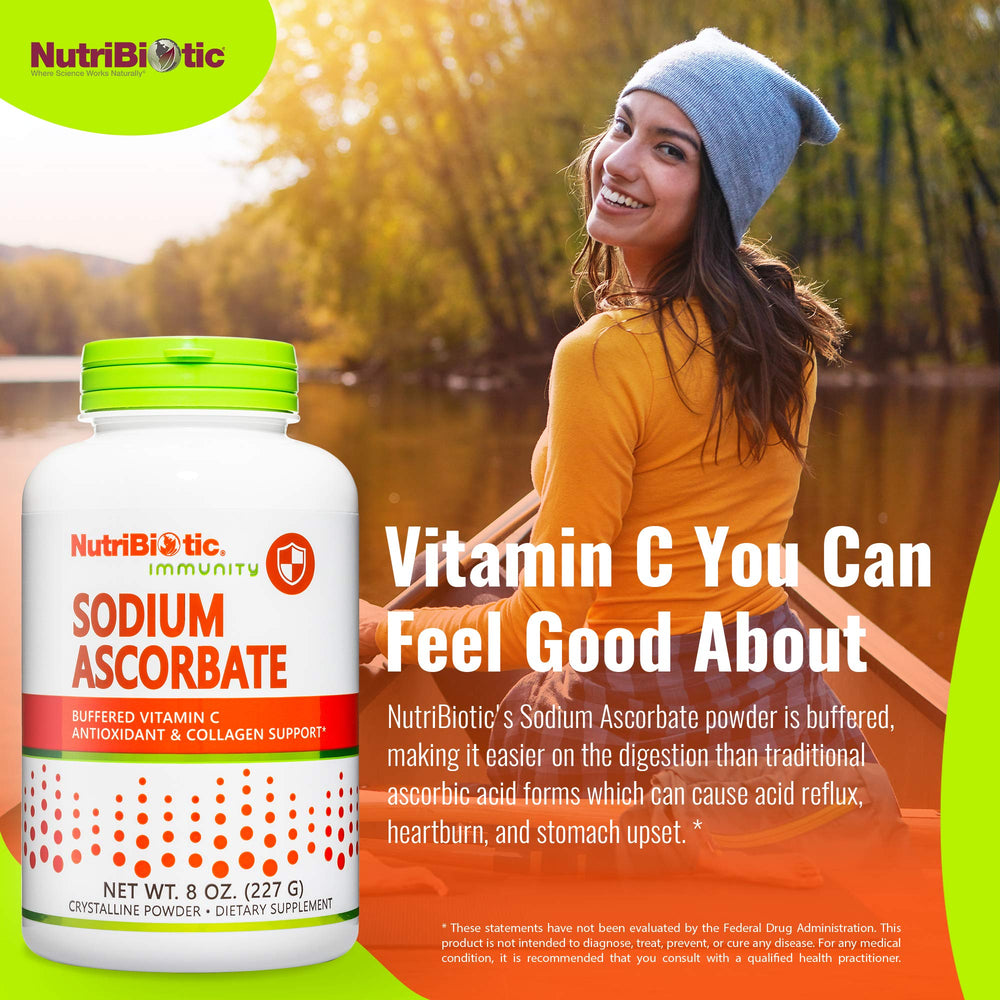 NutriBiotic bottle beside glass of fortified drink for daily use.