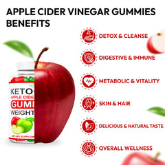 Nutribolidos Keto ACV Gummies ingredients spotlight Apple Cider Vinegar for natural metabolism support