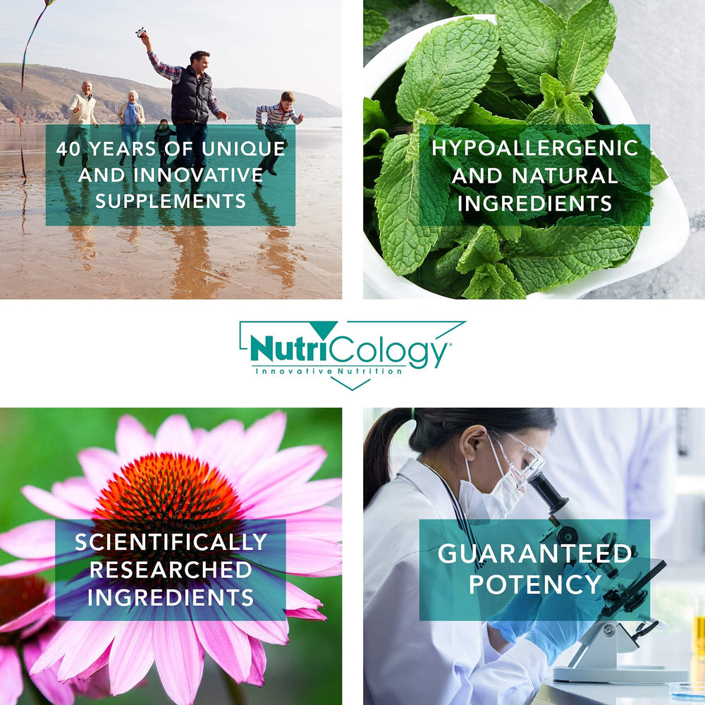 Nutricology hypoallergenic seal reflecting brand legacy since 1979